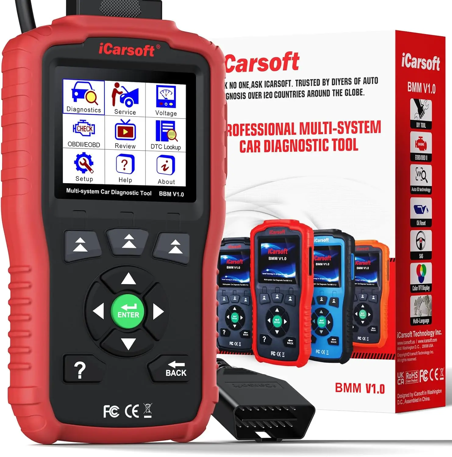 الماسح الضوئي BMM V1.0 2025 Obd2 لسيارة BMW/MINI/Rolls-Royce، التشخيص الكامل، إعادة ضبط الزيت ومعايرة SAS، تحديثات مجانية مدى الحياة #1