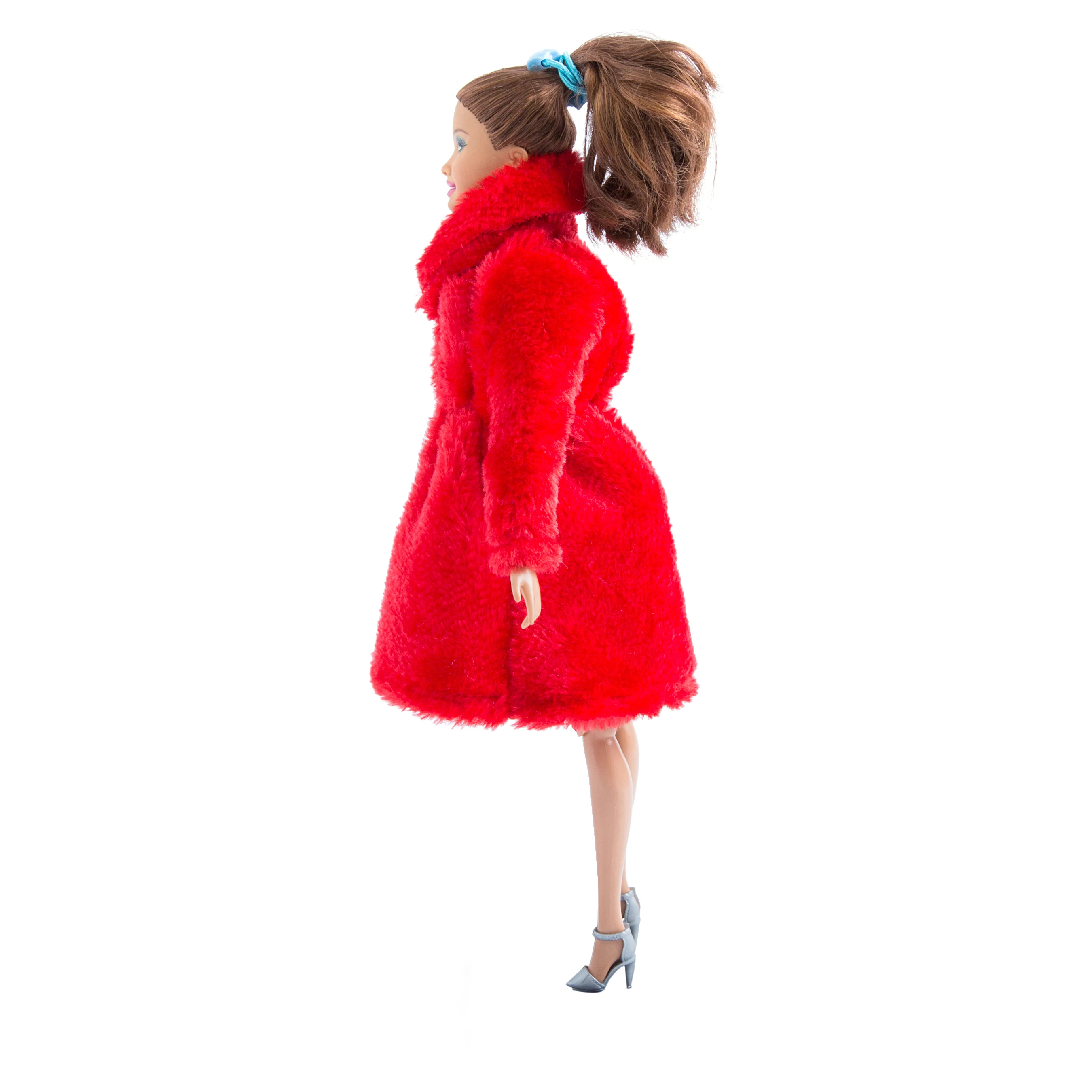 New 30cm 1/6 Grows Outfit Flannel coat Accessories Clothes for Barbies doll