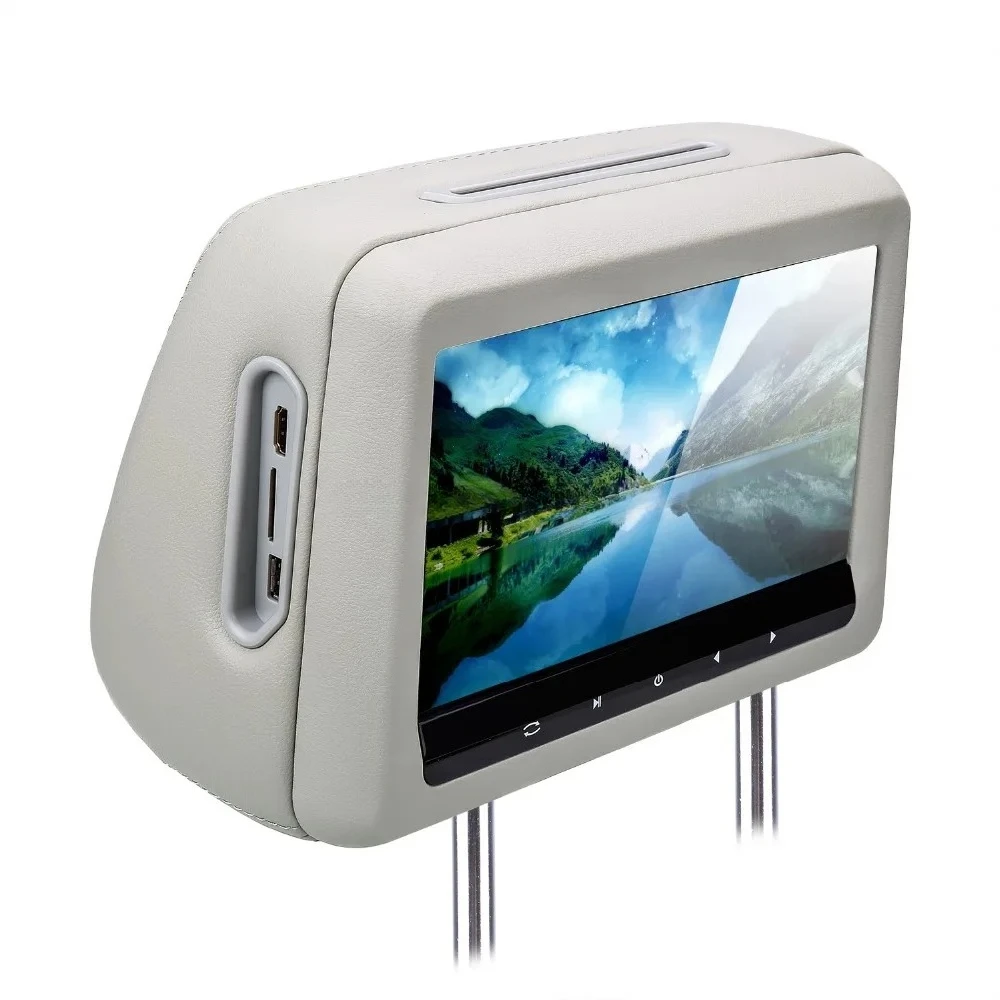 10.1 Inch 1080p HD Headrest DVD Player with FM IR USB SD - Rear