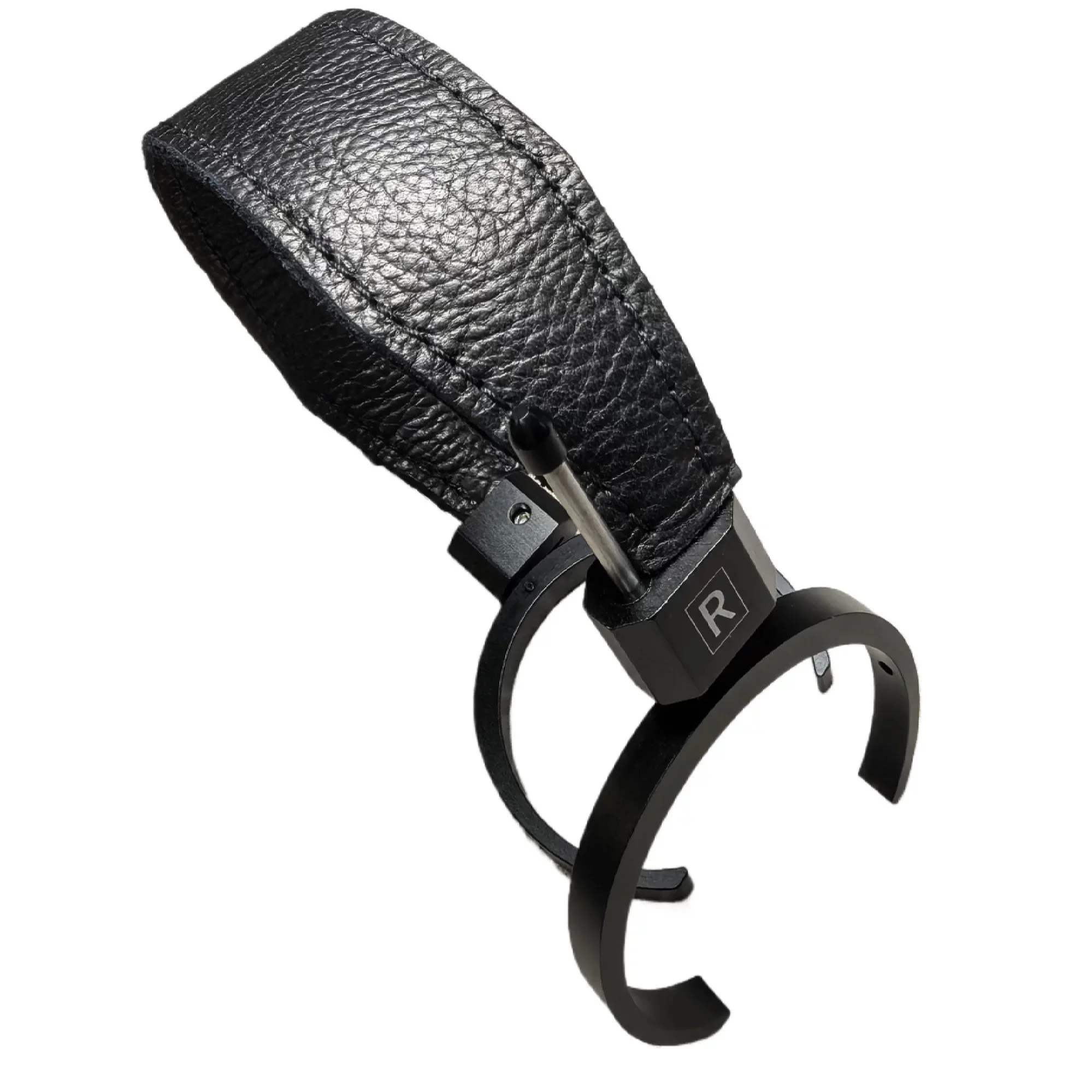 DIY earphone headrest, replace and upgrade the head-mounted earphones, metal headrest made of cowhide material