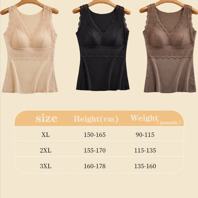 Lace Sexy Thermal Underwear Vest Thermo Lingerie Woman Winter Clothing Warm Top Inner Wear Thermo Shirt Undershirt Intimate Lace