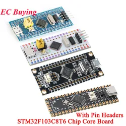 2Pcs/1pc STM32F103C8T6 ARM Cortex-M3 STM32F103 STM32 F103C8T6 Chip Type-C interface Minimum Core System Development Board Module