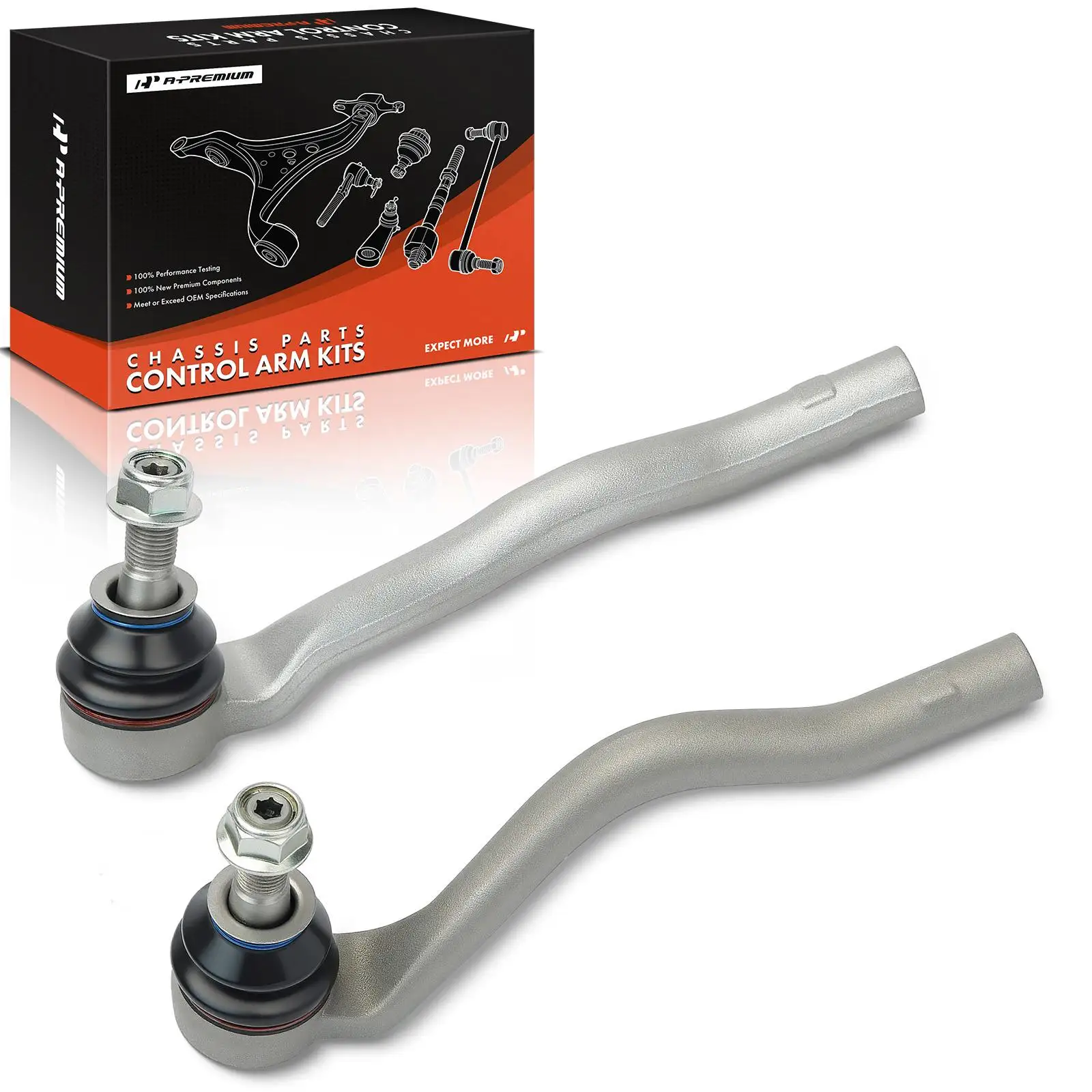 A-Premium 2x Left & Right Outer Side Tie Rod End for Mercedes-Benz ML320 2007-2009 ML350 2006-2011 ML450 2010-2011 ML500 ML550