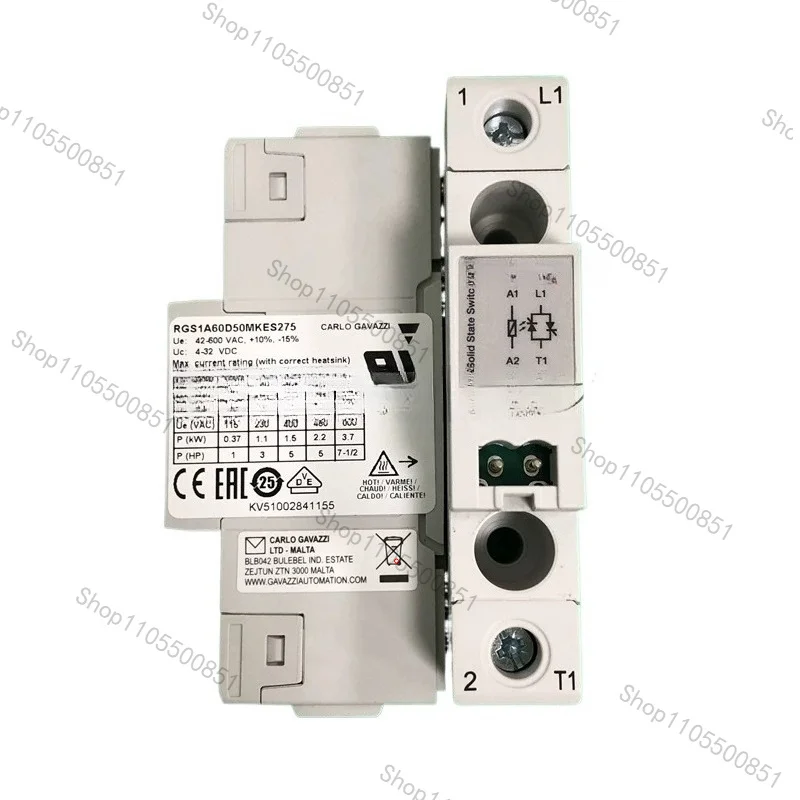 1PC RGS1A60D50MKES275 CARLO GAVAZZI Solid State Relay New Original