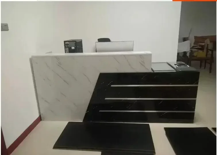 Premium Functional Simple Modern Front Desk Reception Desk Reception Desk Education and Training Bar Customized