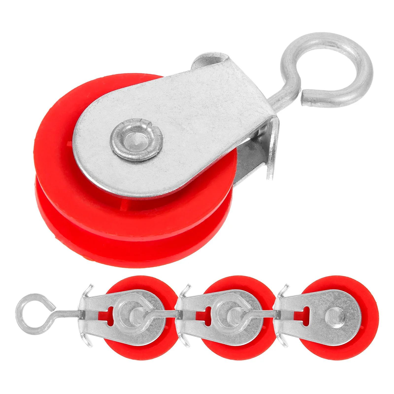 

4pcs Greenhouse Pulley Accessories Durable Ventilation Professional Compact Wheel Sturdy Easy Installation Daily Part