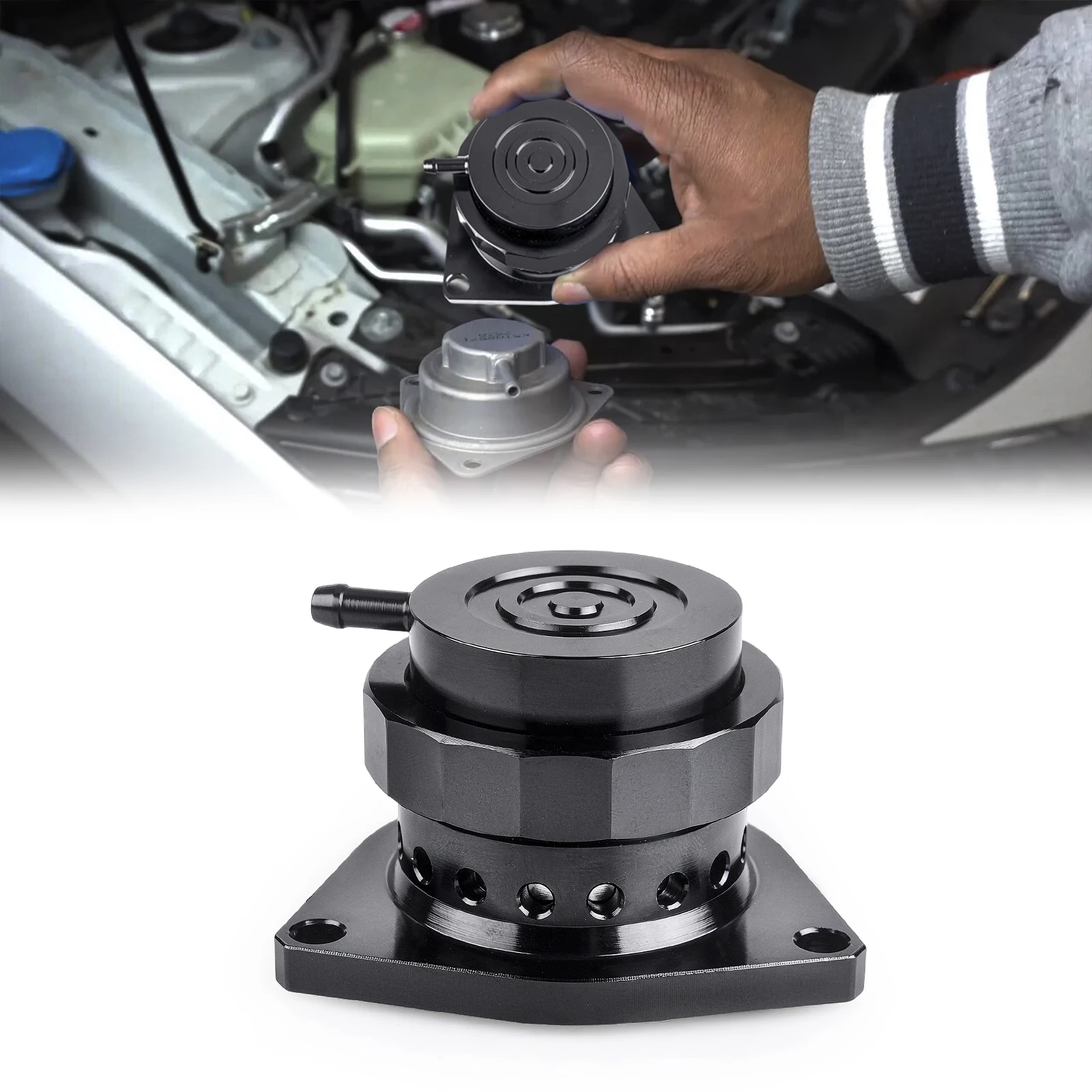 Aluminum Blow Off Valve Kit for Honda Civic 1.5L Turbo 2016-2023, Turbo BOV Upgrade, Improved Performance & Sound, Easy Install