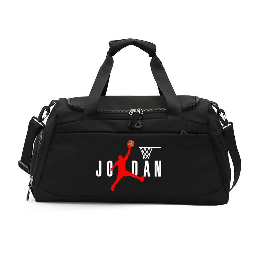 

JODA Letter Printed Large Capacity Duffle Bags with Shoe Compartment Sports Fitness Basketball Bags for Women Men Yoga Bag