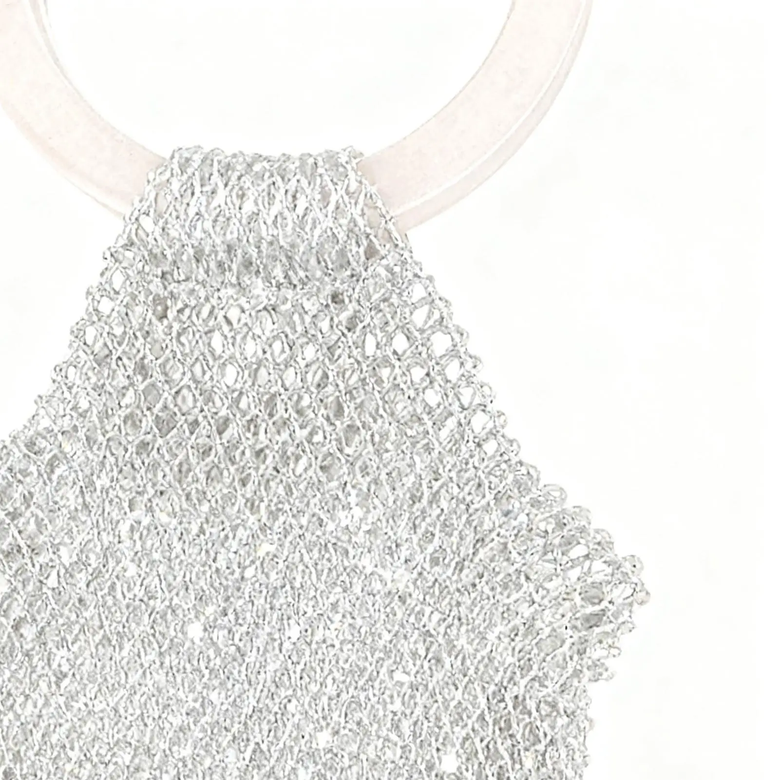 

Wine Bottle Bag Rhinestone Mesh Pouch With Handle Mesh Wine Bottle Tote For Champagne Celebration Party Wedding Picnic Dinner