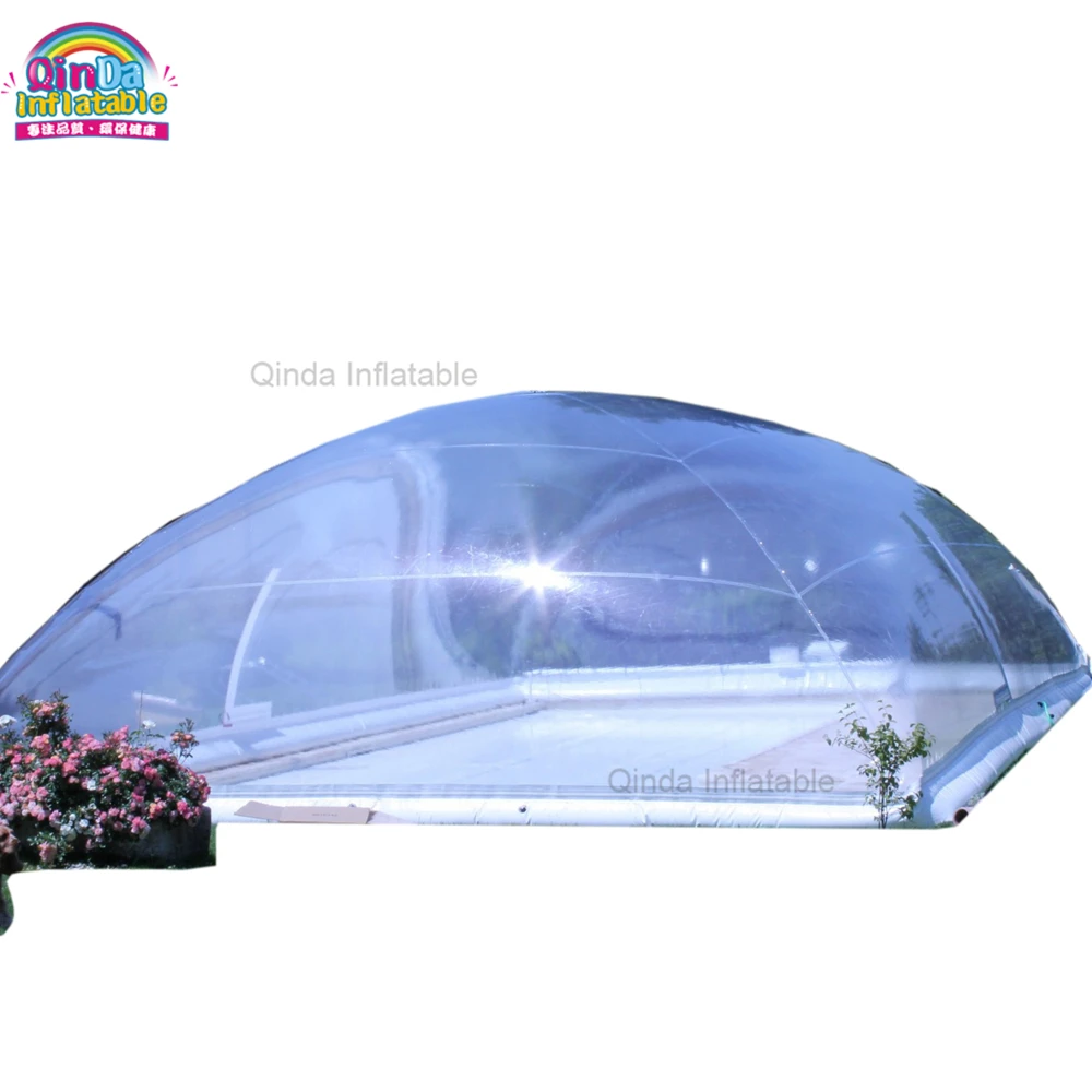 OEM Size Swimming Pool Cover Dust Proof And Waterproof Inflatable Pool Dome Tent