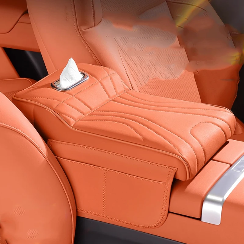 

Подлокотник, высота коробки для Lixiang L7 L8 L9, автомобильная внутренняя сумка для хранения салфеток, подлокотник для хранения