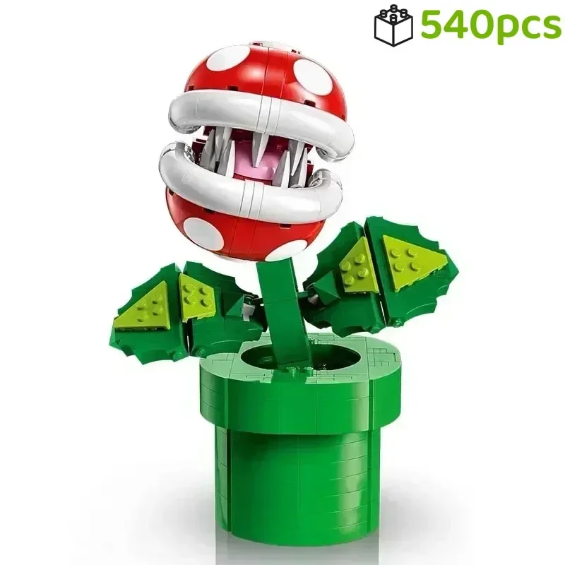 

Miniso Cannibalism Plant Model MOC Flame Flower Assembly Building Block Brick Compatible 71426 Educational Desktop Ornamen Kid