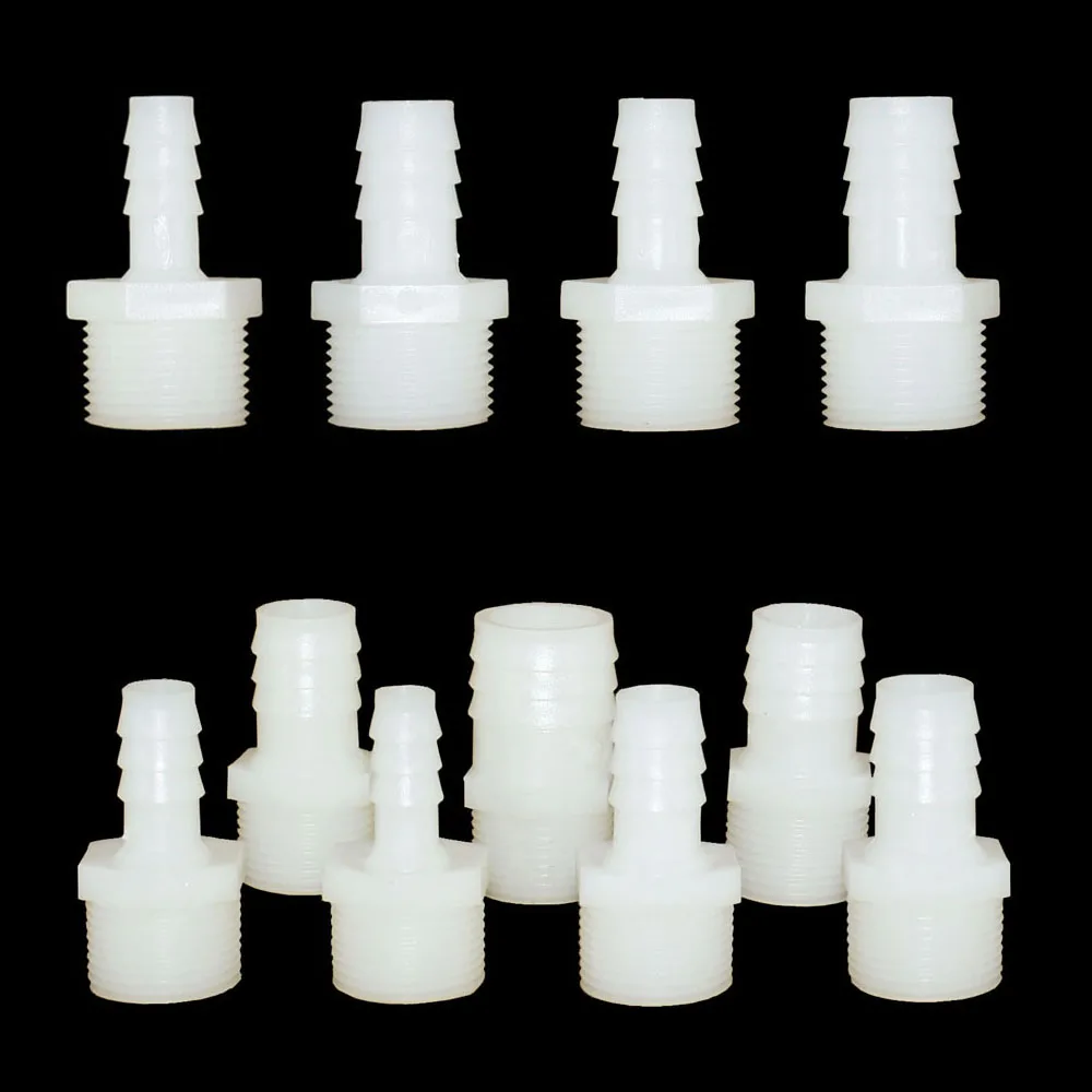 Plastic Pipe Fitting 10/12/14/16/20/25mm Hose Barb Connector 3/4\