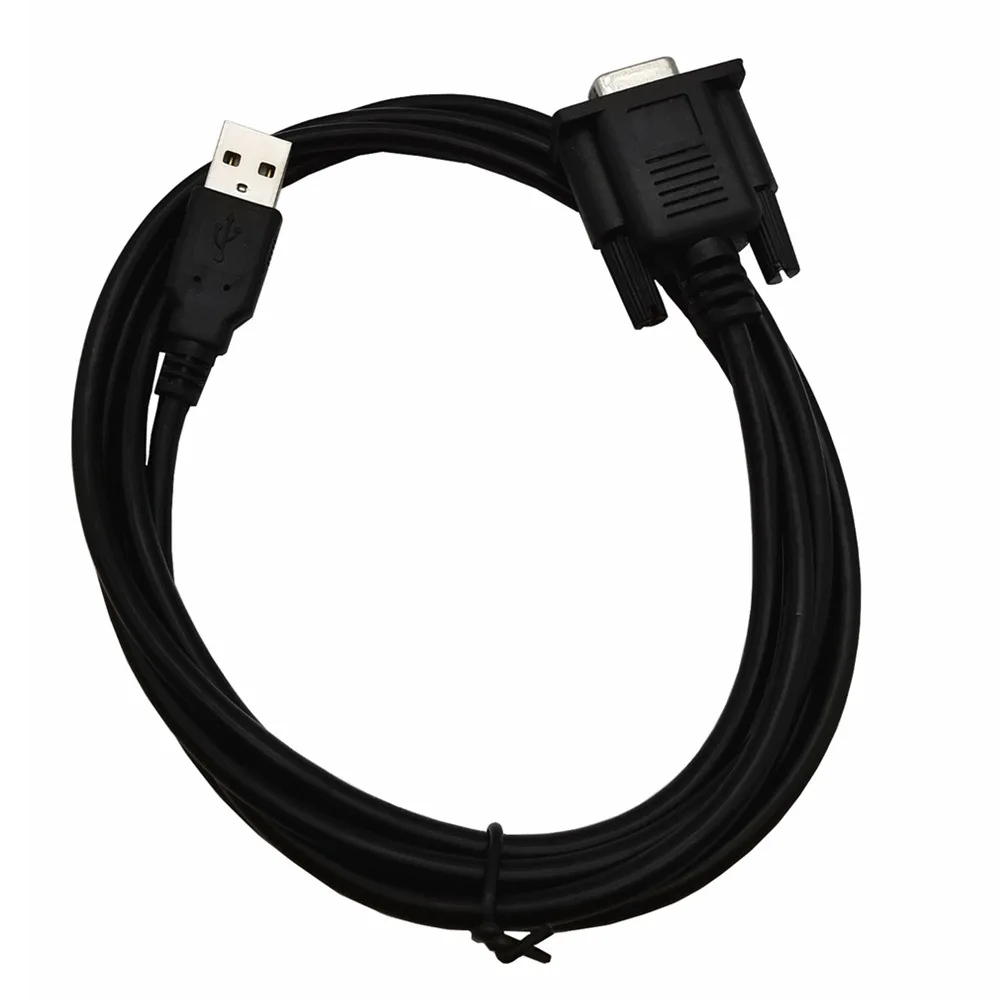 USB to RS232 Adapter  USB2.0 A Male to RS232 Female DB9 Serial Cable Adapter Converter Data Transfer Cable Cord 1.8m