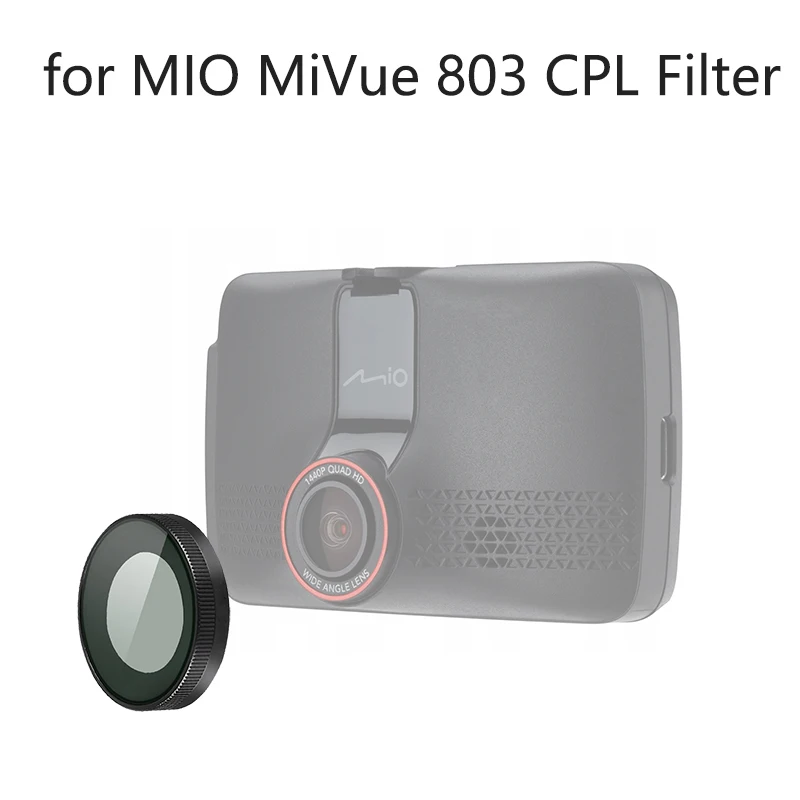 For MIO MiVue 803 CPL filter Reduce Glare Reflect