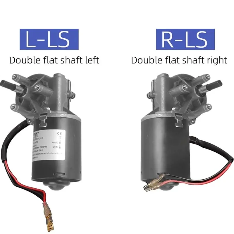 12V 24V DC High Torque Worm Gear Reducer Reversible Worm Gear Motor Permanent Magnet DC Motor Electric Gear Box Motor view 6