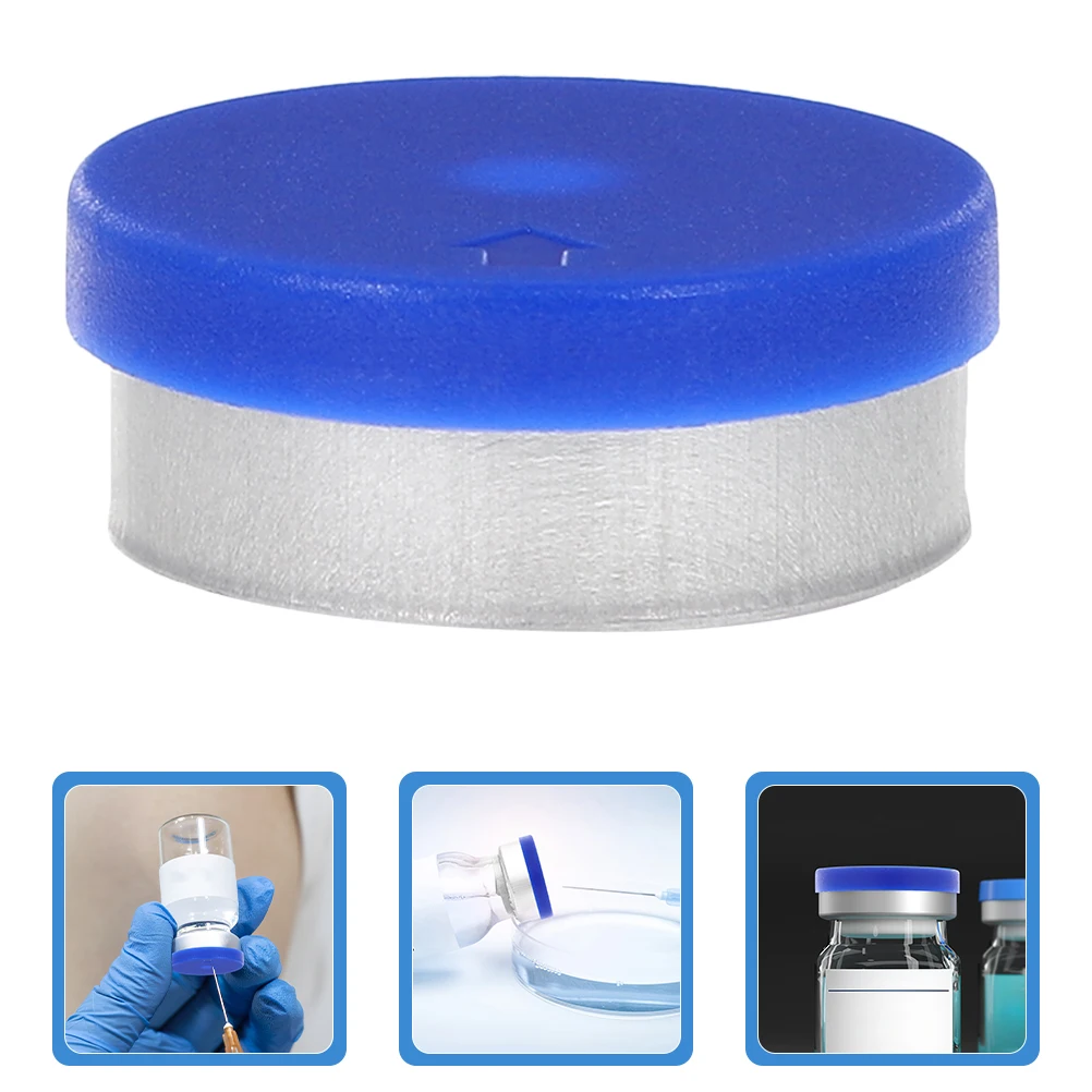 

200 Pcs Bottle Cap Caps for Sample Glass Vial Kit Replacement Sealer Bottlecaps