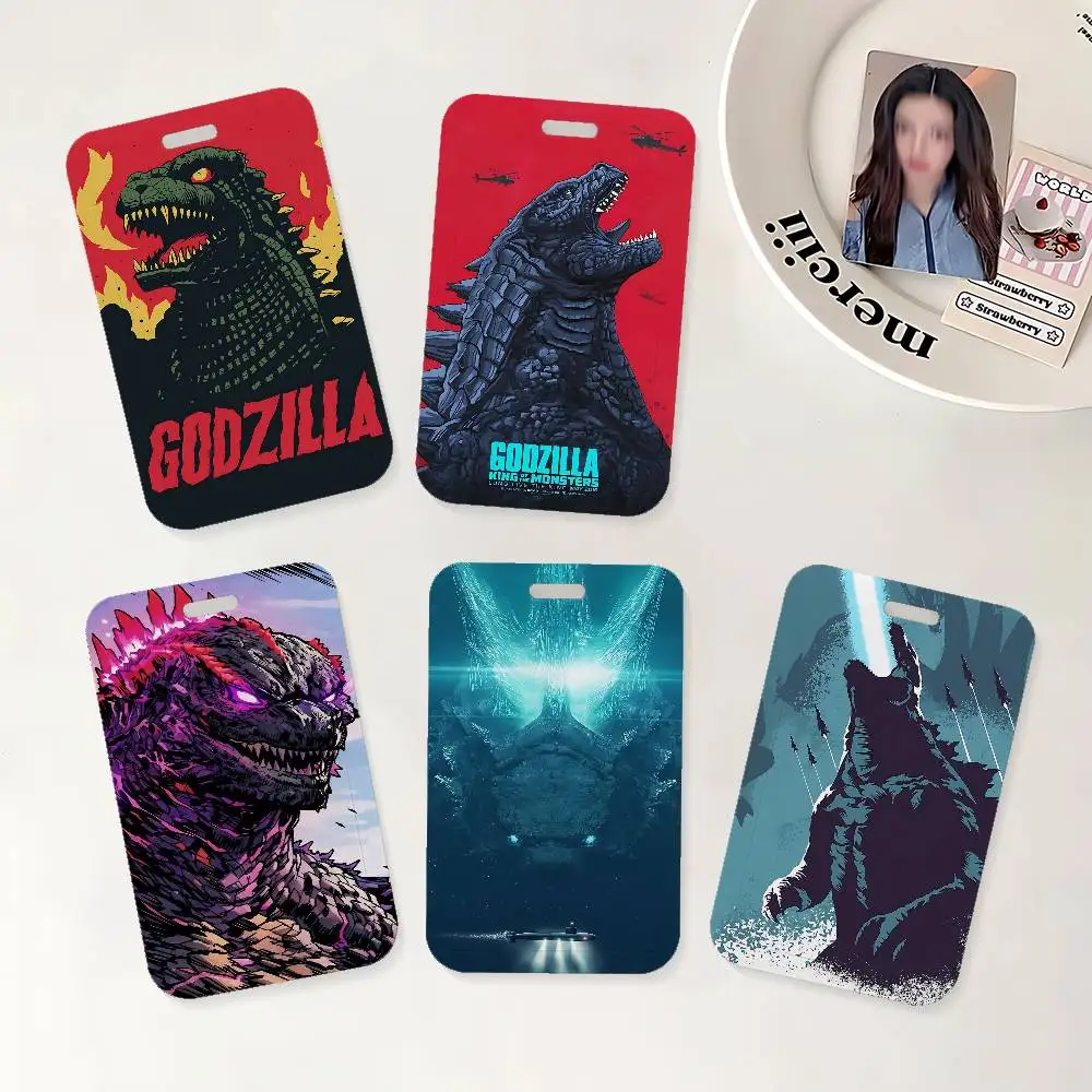 Movie G-Godzillas Ausweishalter mit Umhängeband für Büro, Schule, Namenskarte, Ausweishülle