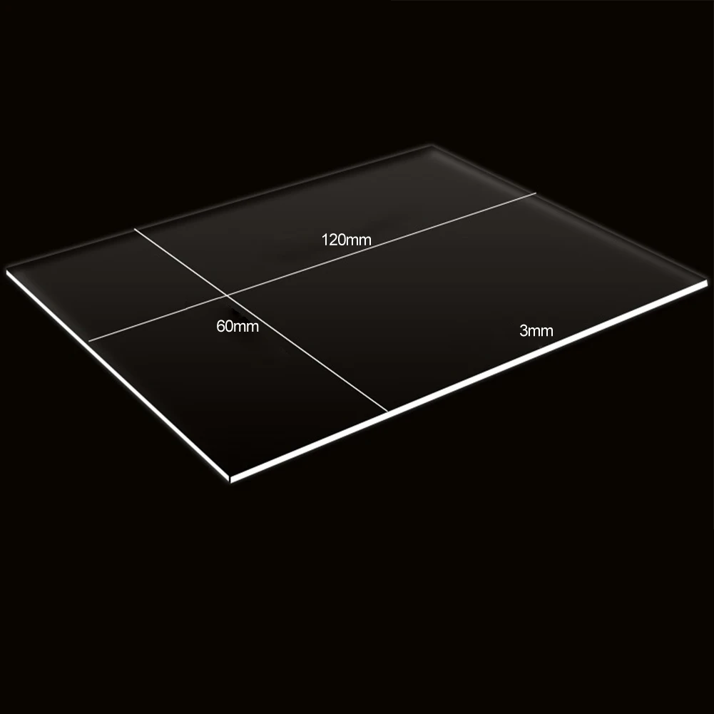 Pannello acrilico Pannello acrilico in PVC Strumento fai-da-te Facile da tagliare e modellare Materiali modello di tavolo con sabbia in plastica Trasparente per