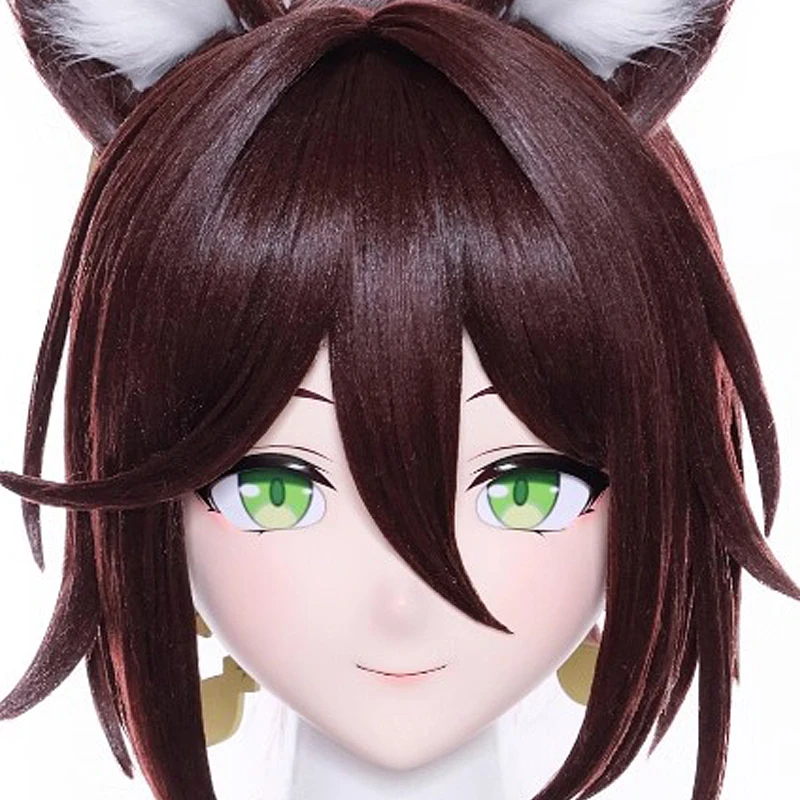 Personalizowane Pełne Opaski na Głowę z Zamkiem Żywiczny Cosplay Crossdress Lalka BJD Maski Japońskie Animego Postać Cosplay Unisex Maski Kigurumi