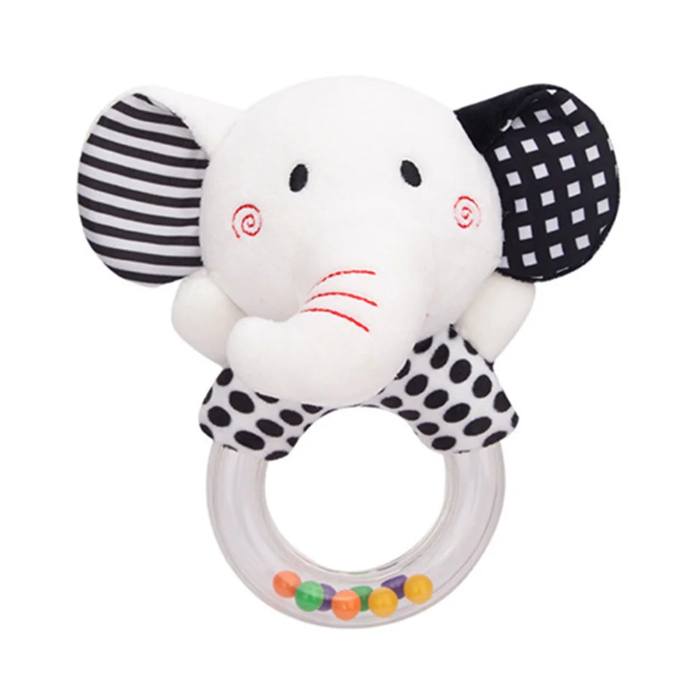 Baby Tafelbel Rammelaar Baby Cartoon Grip Schudgeluid Draagbaar voor pasgeboren concentratie en intelligentiegroei