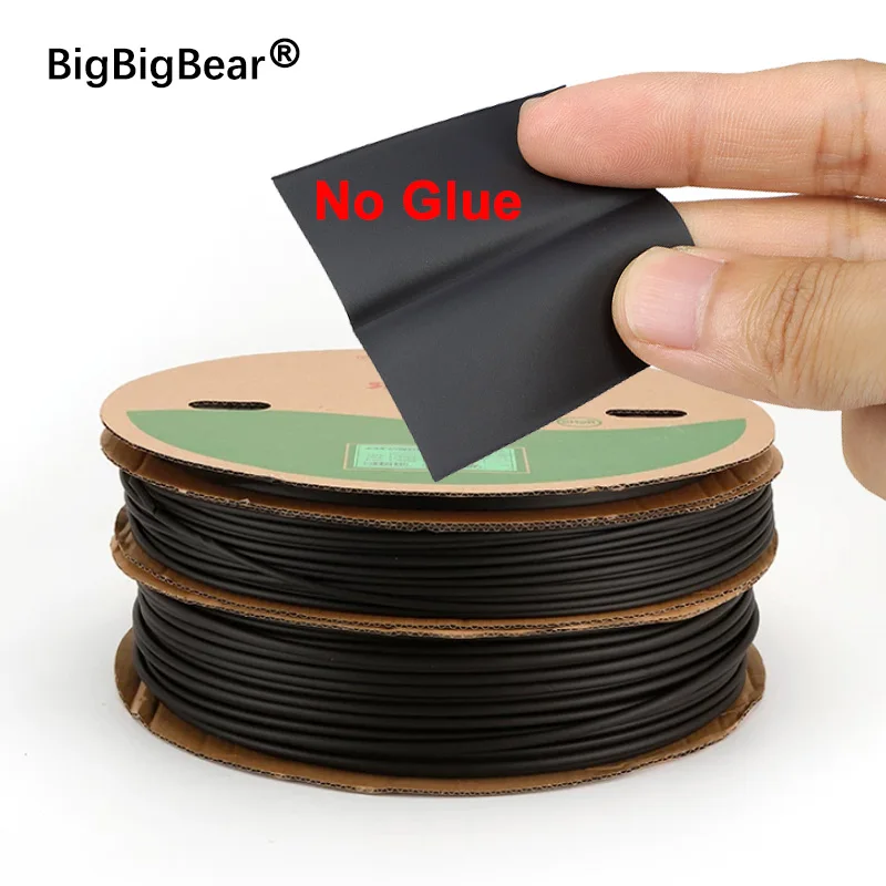 3:1 Ratio No Glue Heat Shrink Tube 1.5/3/4.5/6/9/12/15/18/24/30/39/50mm Cable Repair Wrap Wire Connect Protect Insulated Sleeve