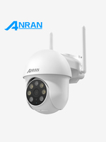 ANRAN 1920P Wifi Security Camera Outdoor Surveillance Camera 24/7 HD Recording Color Night Vision With Auto Track Two Way Audio