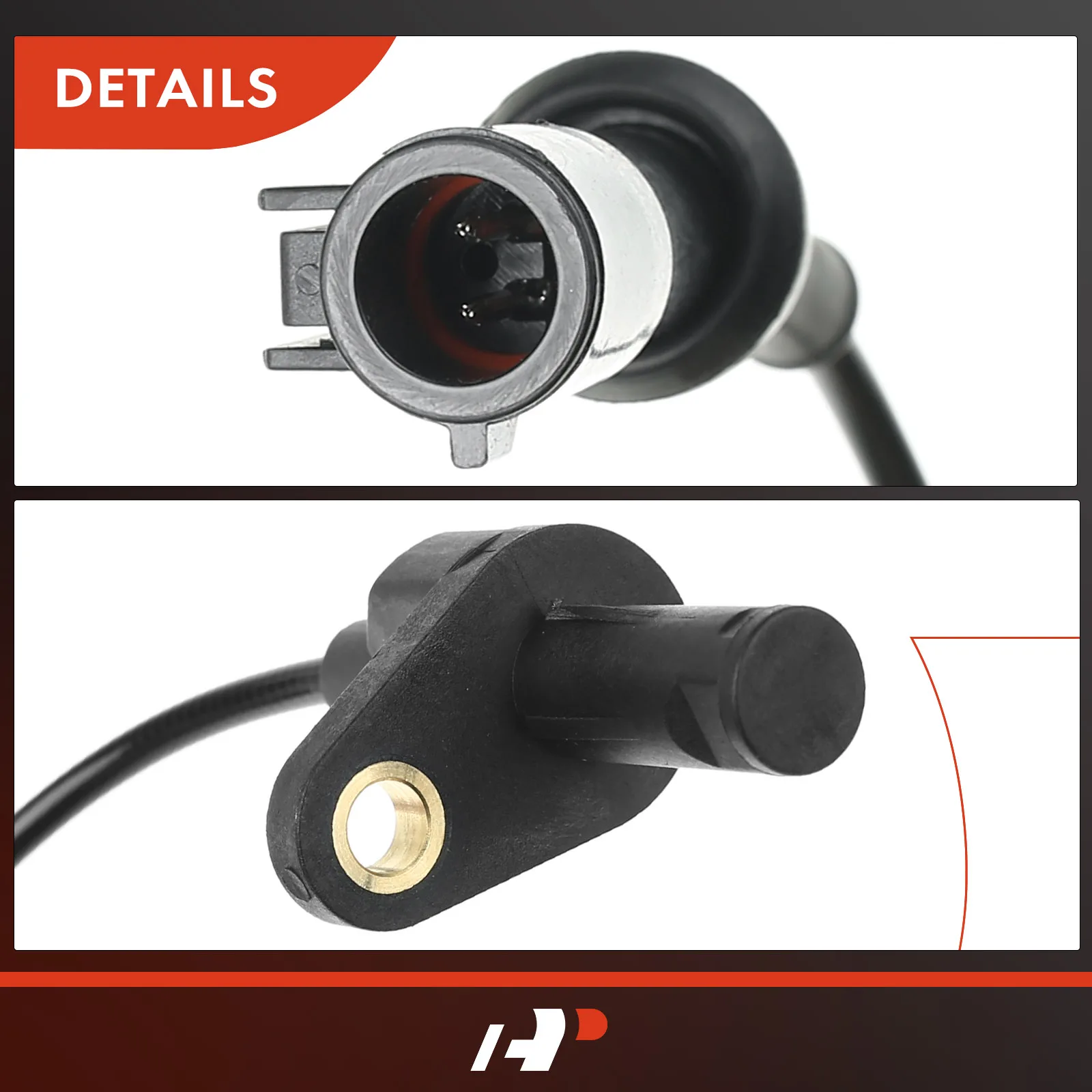 A-Premium Rear Passenger Side ABS Wheel Speed Sensor for Ford Edge 2007-2010 Lincoln MKX 2007-2010 6