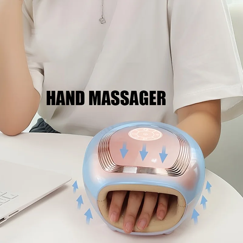 Rechargeable Portable  Physiotherapy Massager  Intelligent Hot Compress Hand Instrument for Total Relaxation