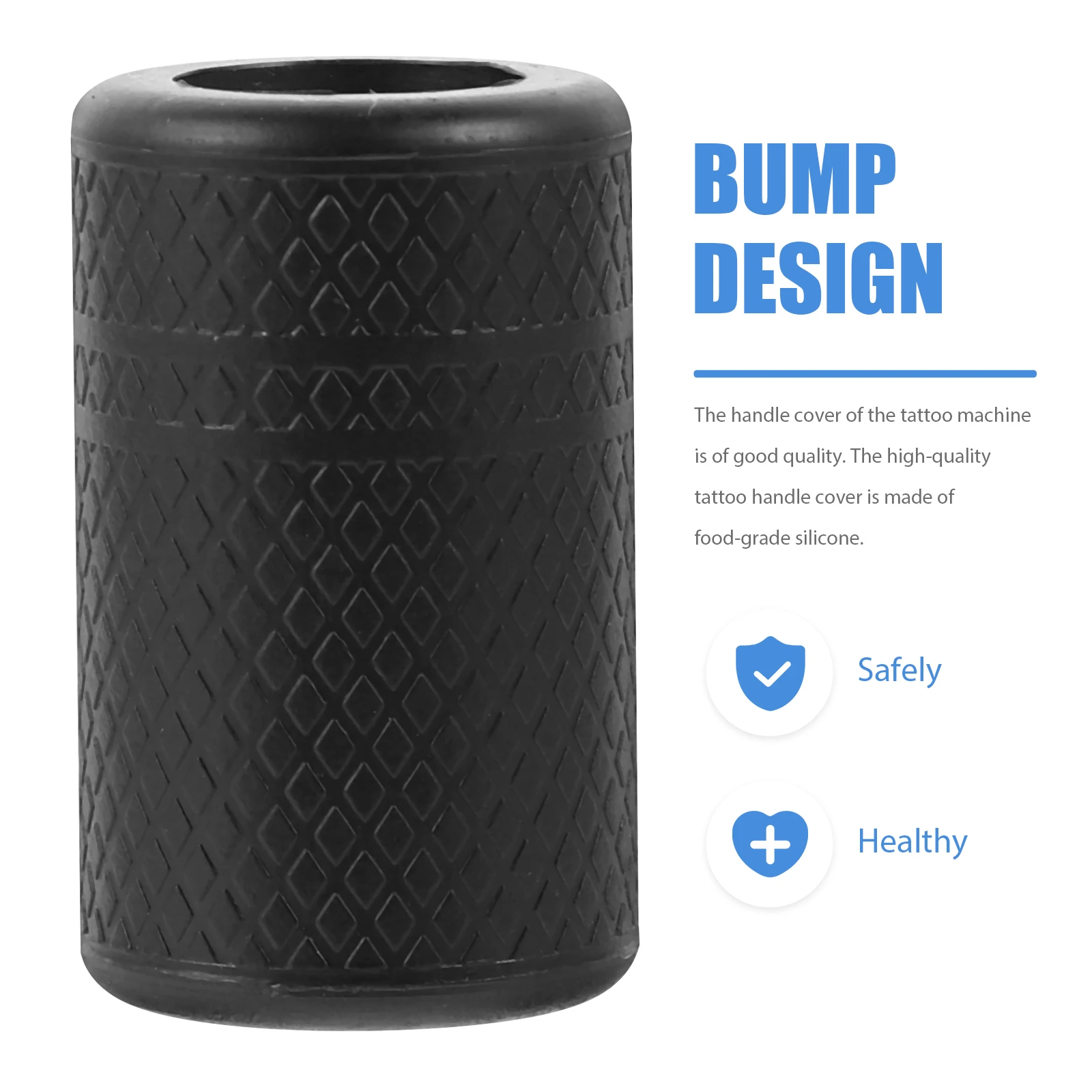 

1pc Silicone Tattoo Machine Handle Sleeve 27Mm+ Grip Cover High Temperature Resistant Acid Oil Alkali Proof Durable Non-Slip