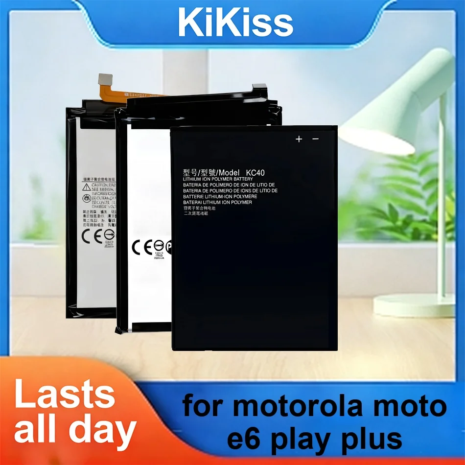 

Mobile Phone Battery Long Lasting KS40 KS40 KC40 3000mAh For Motorola Moto E6 Play Plus
