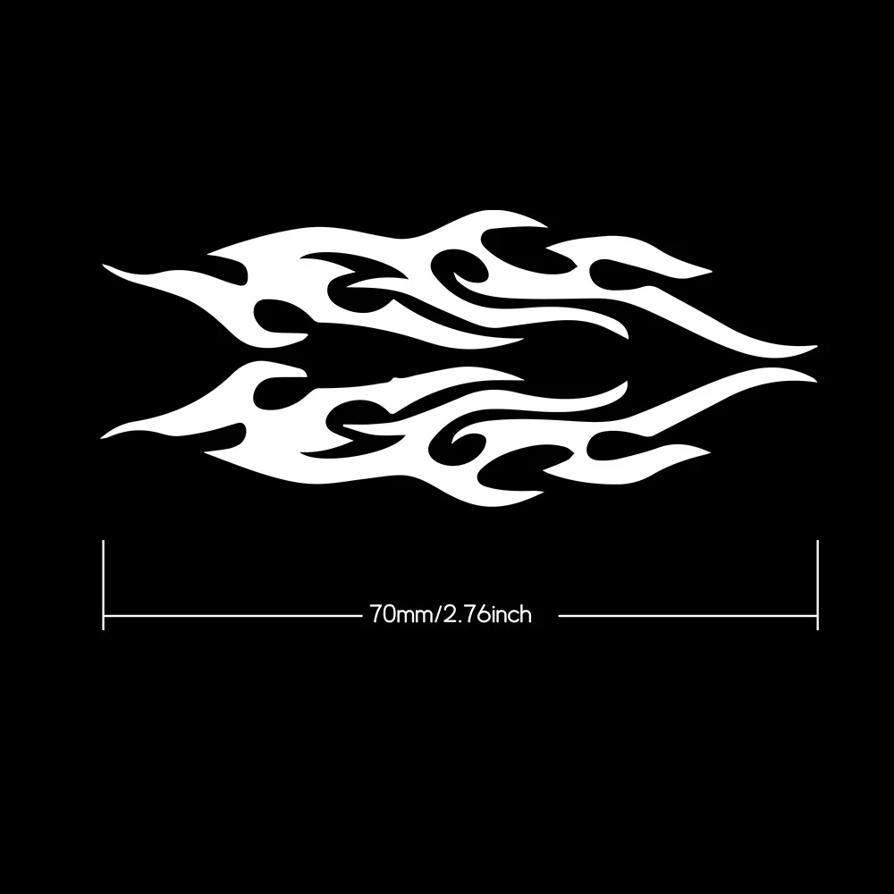 2 PCS Motorcycle Glow Stickers - personalized Waterproof Stickers Suitable For Motorcycle Fuel tanks And Helmets