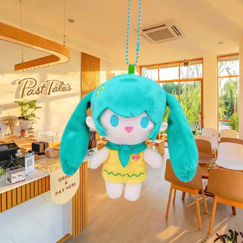 Niedlich für Hatsune Miku Plüsch-Schlüsselanhänger Kawaii Taschenanhänger Soft Stuff Zubehör für Geburtstag Weihnachtsgeschenk