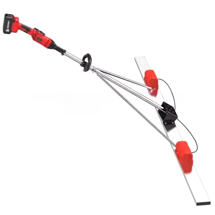 Wholesale Price Double Motor Frequency Vibratory Ruler 300W High Power Lithium Electric Vibrating Concrete Screed Leveling Ruler