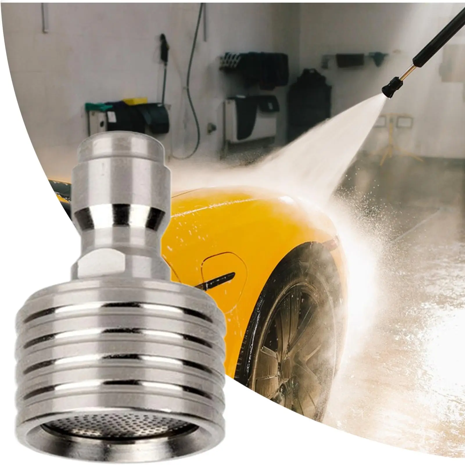 High Pressure Washer Spray Nozzle Set Quick Connect Sprayer Washing Tips Pressure Sprayer Accessories for Car Washing