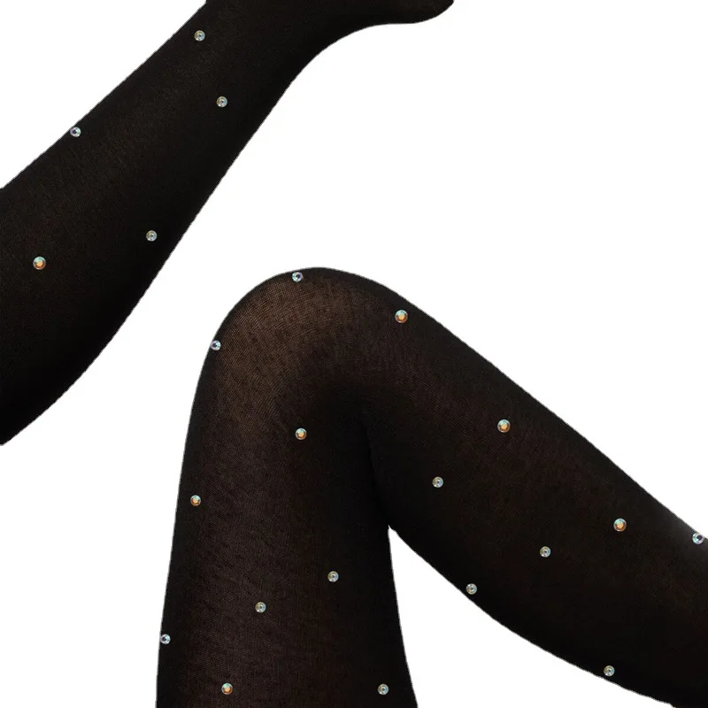 Luxury Tights Women Pantyhose Autumn Winter Evening Party Carnival Tights Diamond Shiny Pantyhose Nylon Panty Women Lingerie