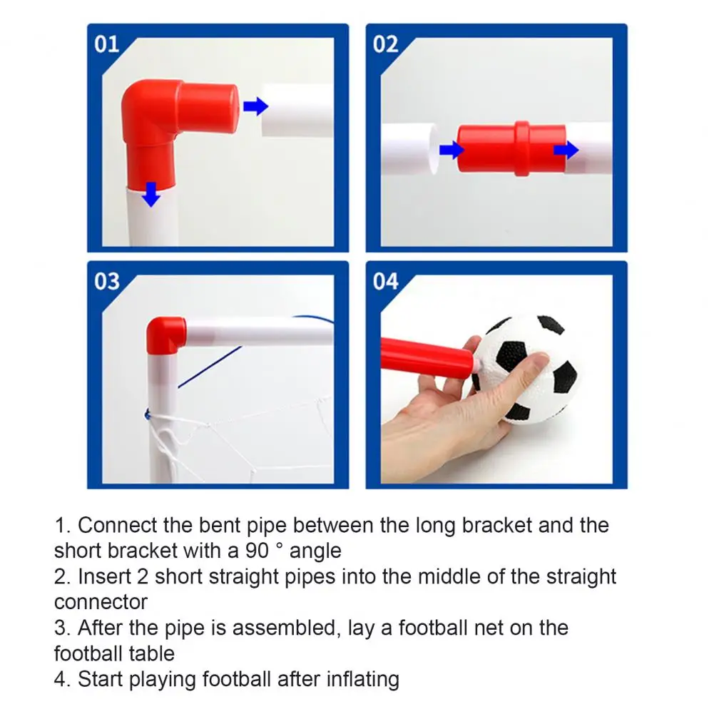 1 Set Practical Stable Structure Birthday Gift Children\'s Football Goal Foldable Kids Target Net Entertainment