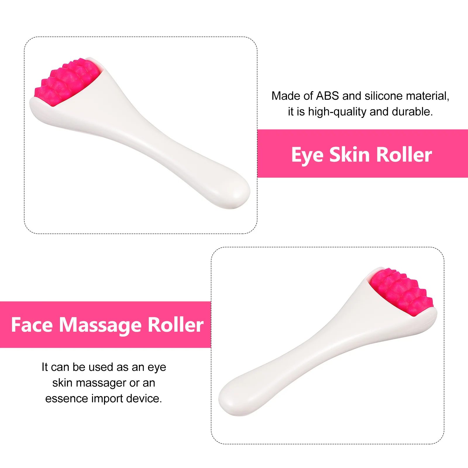 1 pz rullo per la pelle degli occhi rullo per massaggio viso portatile per l'importazione di cosmetici crema per gli occhi essenza dispositivo per la cura della pelle di bellezza