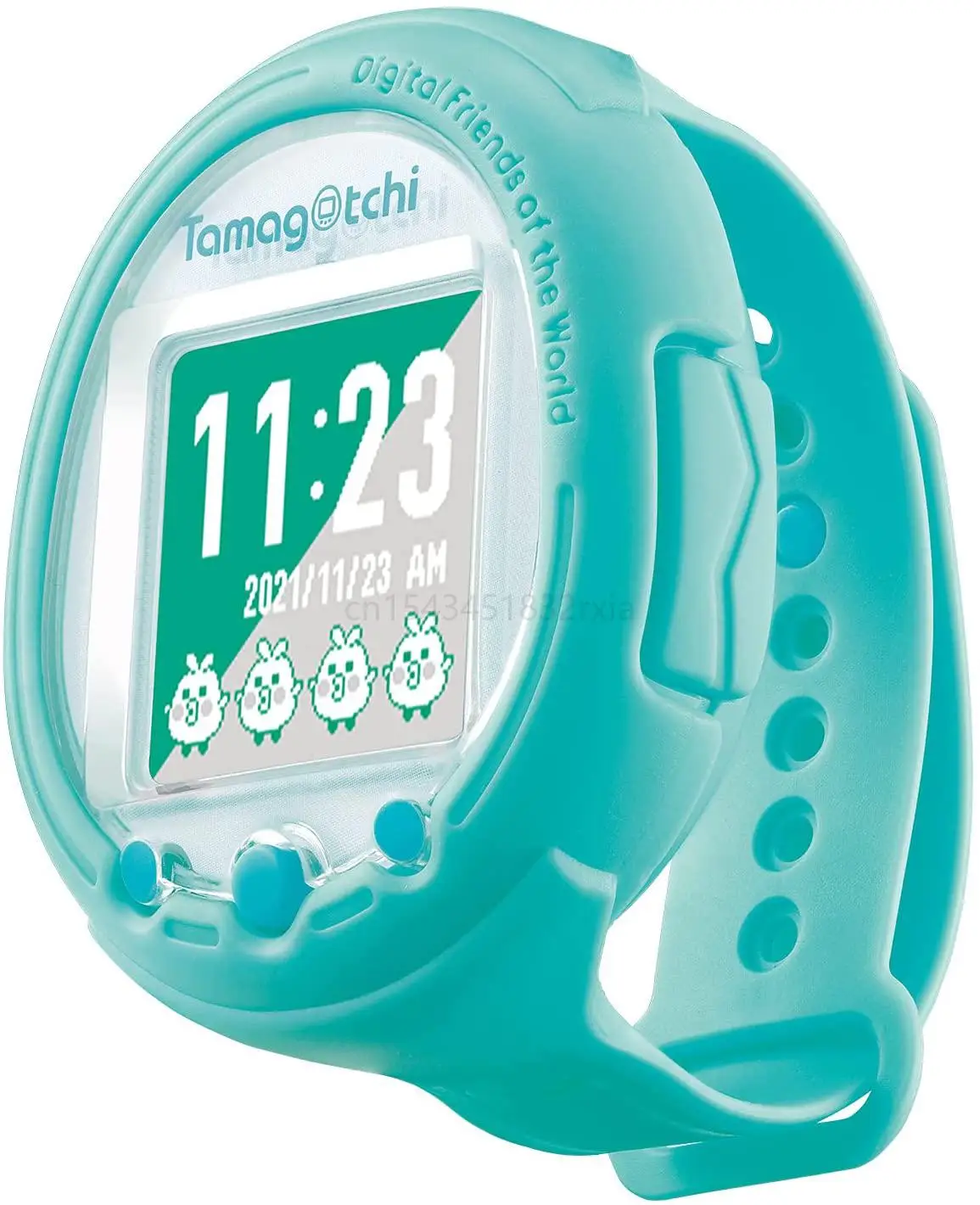 Bandai Original Tamagotchi incontra Pix Electronic Pet Machine schermo a colori Console di gioco giocattoli bambini Kawaii Kids regalo di natale