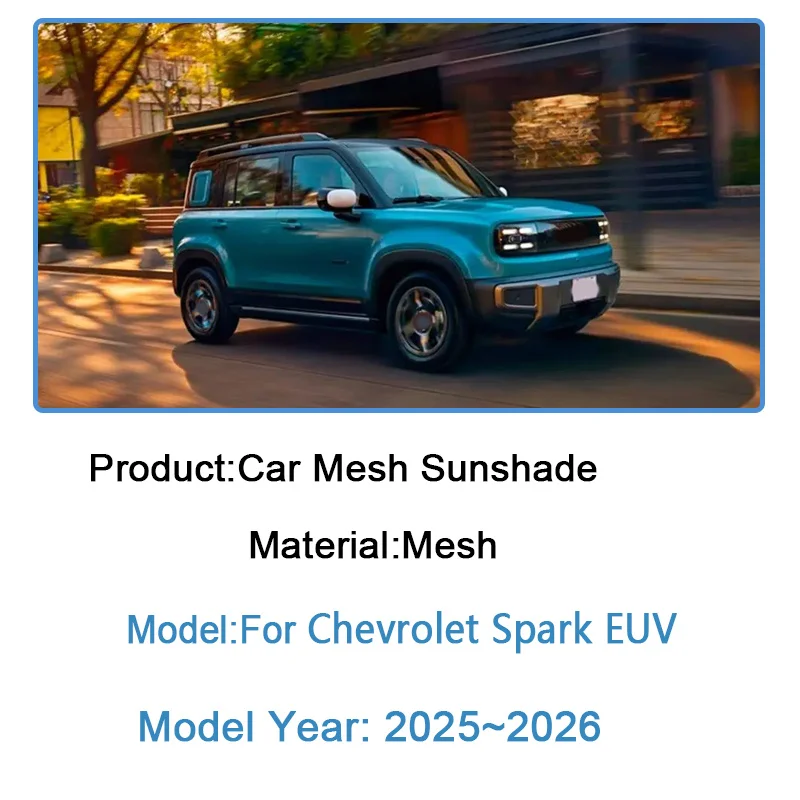 

Солнцезащитная сетка на окно автомобиля для Chevrolet Spark EUV Baojun Yep Plus 2025 2026, защита от УФ-излучения, шторка на лобовое стекло, аксессуары