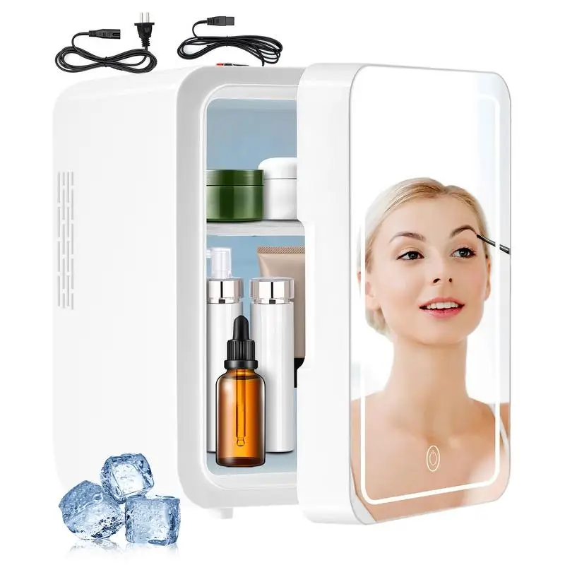 

Car And Home Fridge Skincare Cosmetic Fridge Thermoelectric Cooler And Warmer Refrigerator For Skincare Makeup Cosmetics