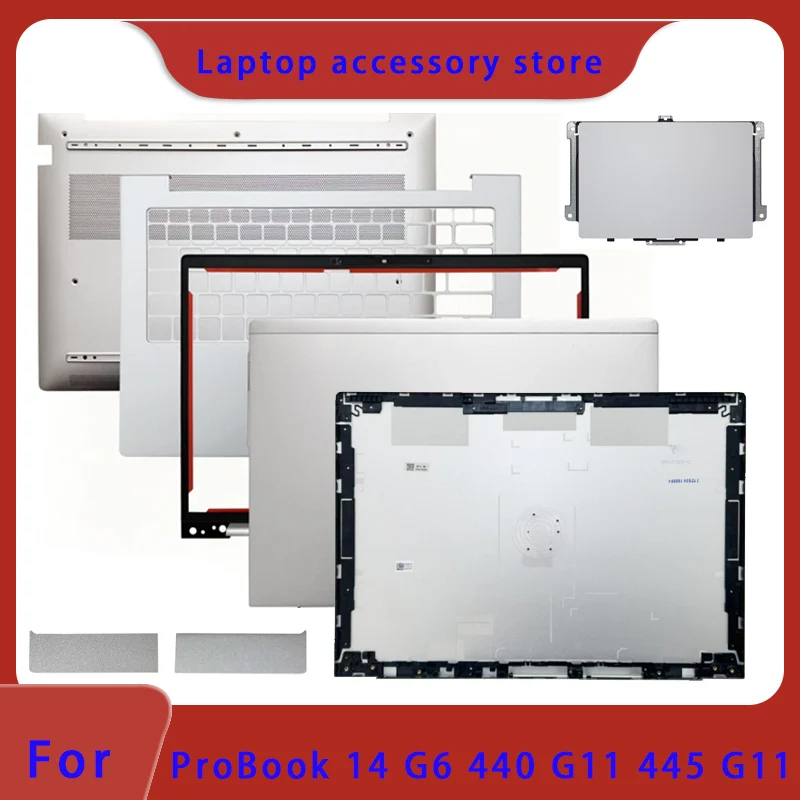 

Suitable for ProBook 14 Battle 66 440 G11 445 G11 Laptop LCD Screen Top Cover Screen Frame Palm Rest Top Shell Keyboard Touchpad