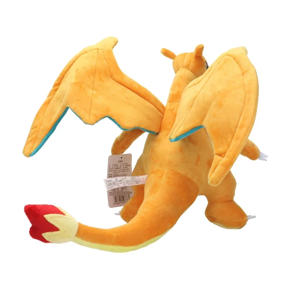 Peluche Charizard lucido peluche, gioco da collezione, peluche morbidi per regalo, simpatico personaggio dei cartoni animati da 12 pollici