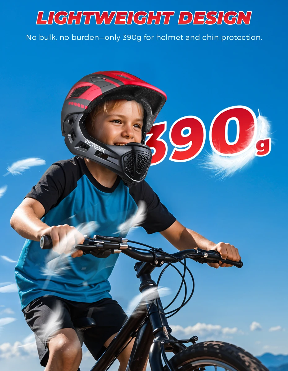 קסדת אופניים לילדים עם מגן פנים נשלף