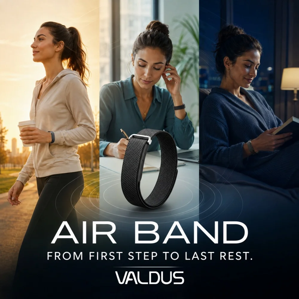 Air Band VS01 Screen-Free Men Women Smart Bracelet Multiple Sports Modes IP68 Waterproof Health Screenless Smart Wristbands