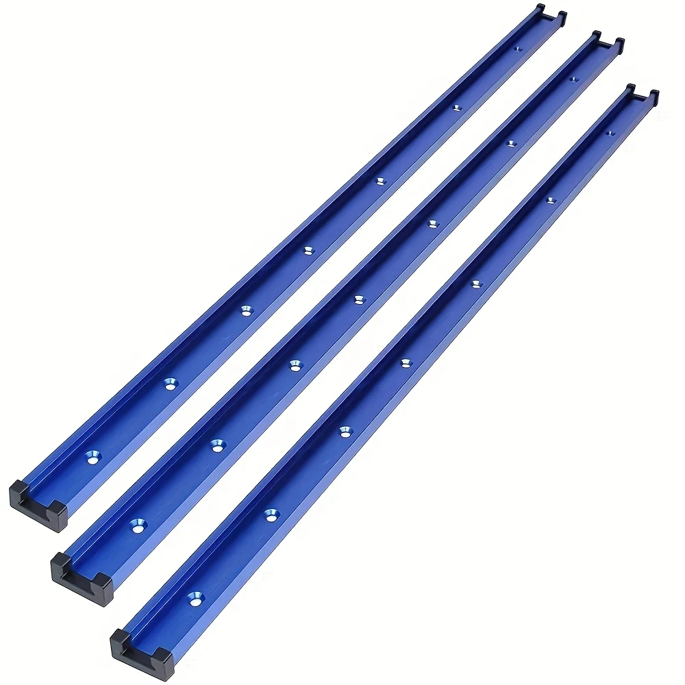 3Pc/Set Type 30 Woodworking T-slot Track Slide Track Limit Guide Rail Pusher Universal Slide Workbench DIY Modification