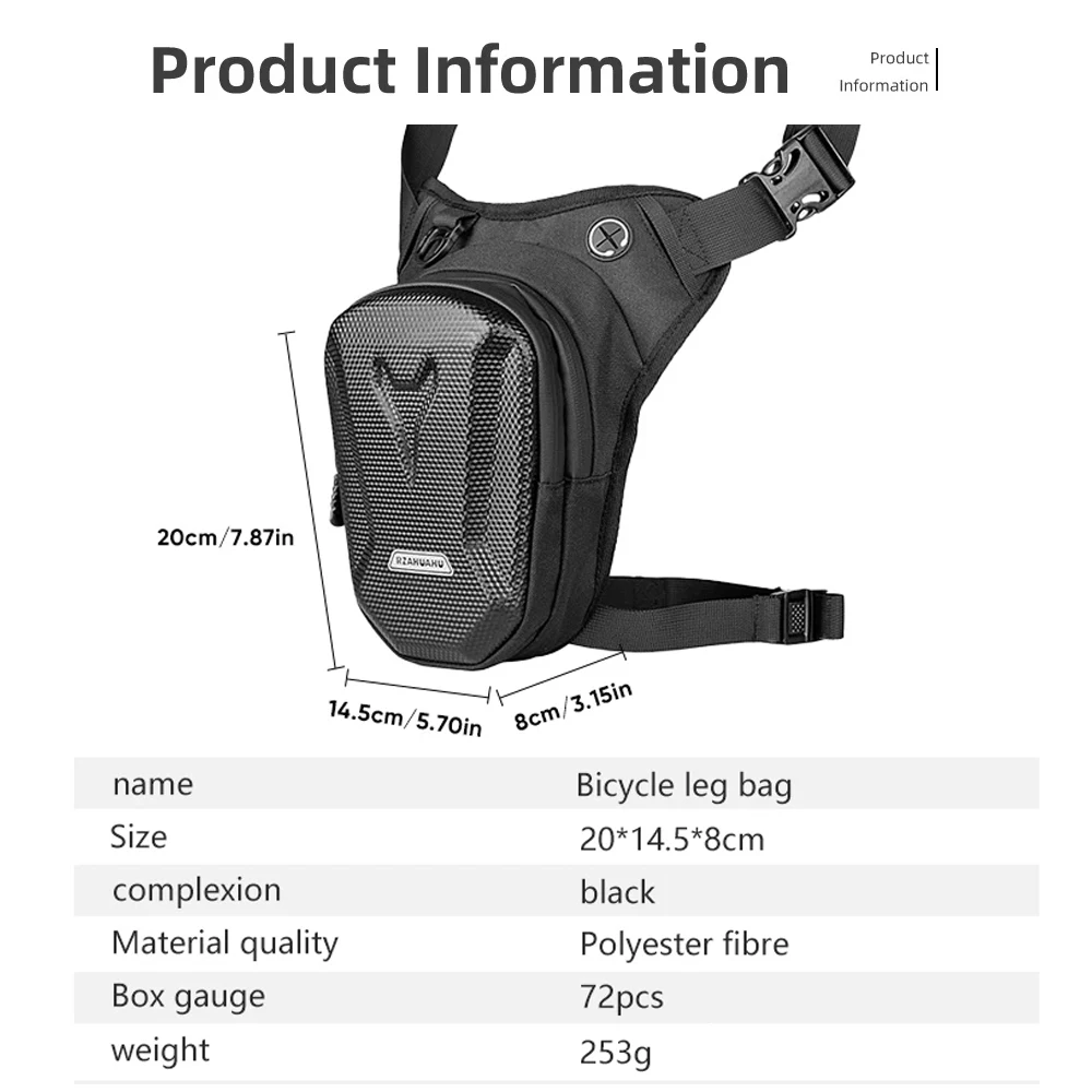 دورة دراجة نارية حقيبة متدلية الساق للرجال النساء ركوب الدراجات حقيبة الخصر عادية حزمة مراوح السفر المشي لمسافات طويلة تسلق الجيب في الهواء الطلق