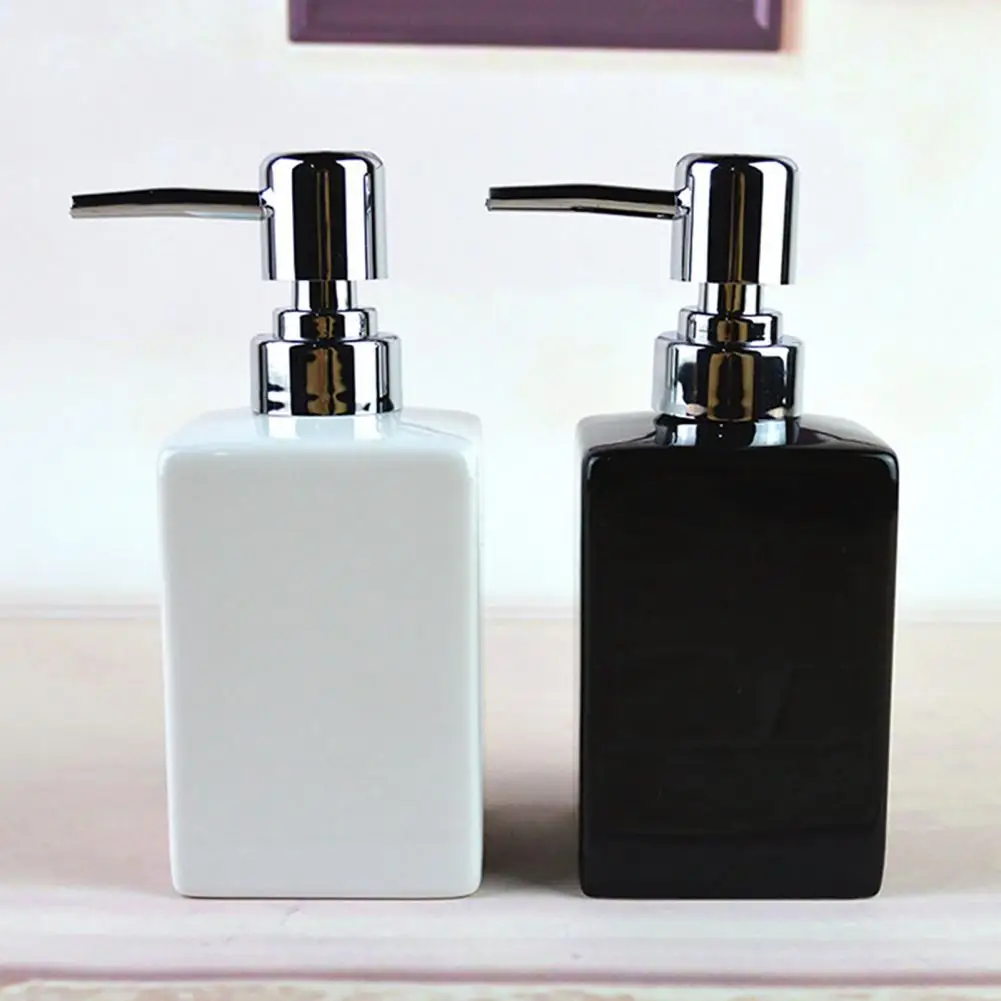 Ceramic Soap Dispenser 320ml Bathroom Kitchen Lotion Liquid Bottle Container oils lotions liquid soaps shampoos kitchen tool