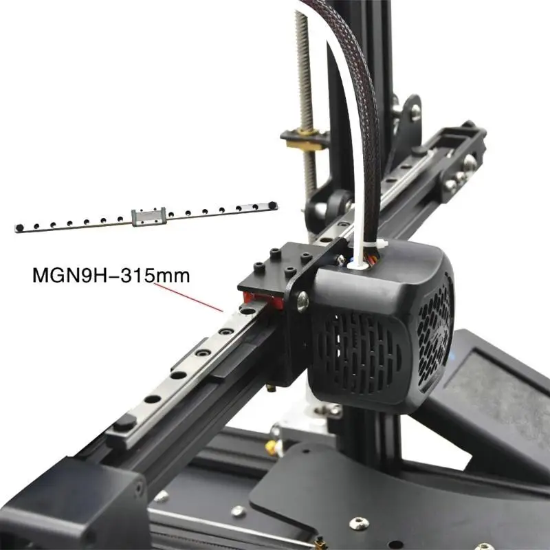 

LX0B for Ender3 Upgrade- X-AXIS Linear MGN9H 315MM Linear Guide with Backplane