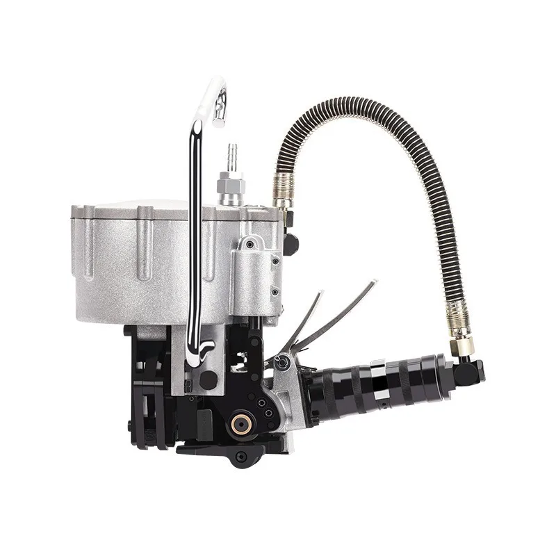 

Integrated pneumatic steel belt baler Iron belt pneumatic baler Automatic tightening lock binding machine